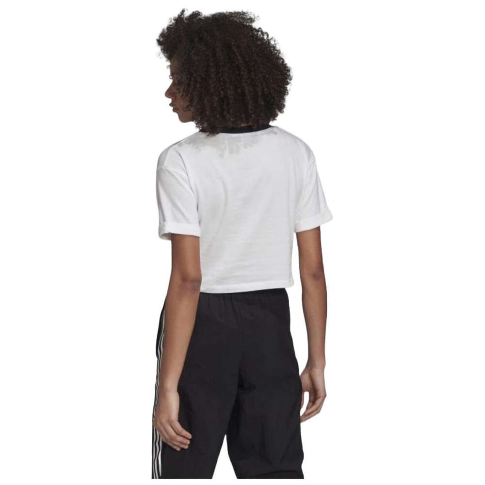 Women’s Adidas NWT White / Black Cropped Top - Picture 6 of 9